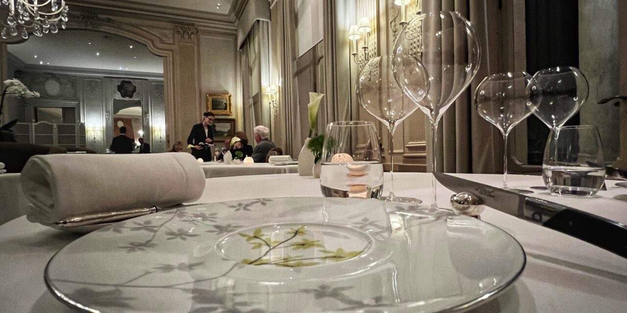 Reims : Un dîner d’exception au restaurant « Le Parc », Domaine des Crayères, Relais & Chateaux, par le chef Philippe Mille **