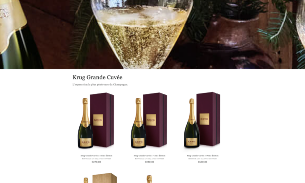 Maison Krug : Pour la 1ère fois, une boutique en ligne éphémère !